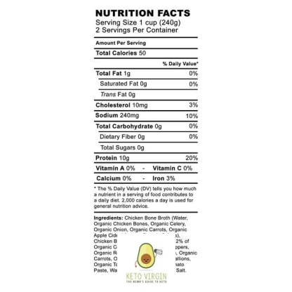 Chicken Bone Broth - 16.2oz (2 pack) - Image 2